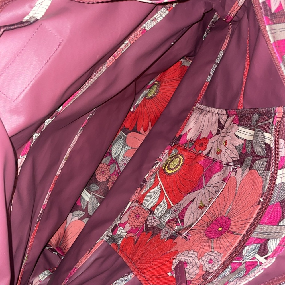 Vera Bradley Floral Tote Bag - Pink and Red - Picture 6 of 10